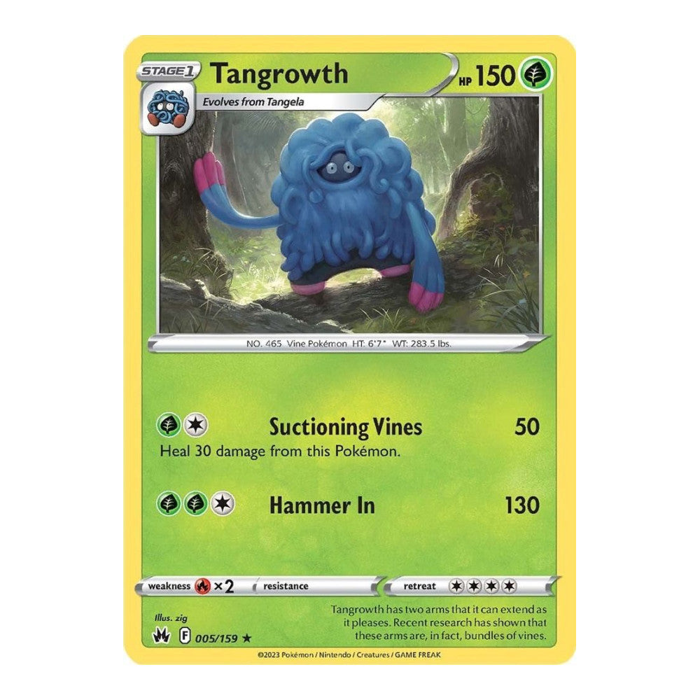 SWSH: Crown Zenith (CRZ) - Tangrowth (#005/159) (Near Mint)
