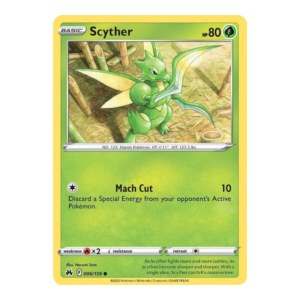 SWSH: Crown Zenith (CRZ) - Scyther (#006/159) (Near Mint)