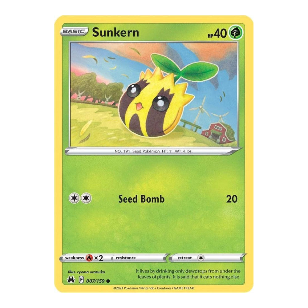 SWSH: Crown Zenith (CRZ) - Sunkern (#007/159) (Near Mint)