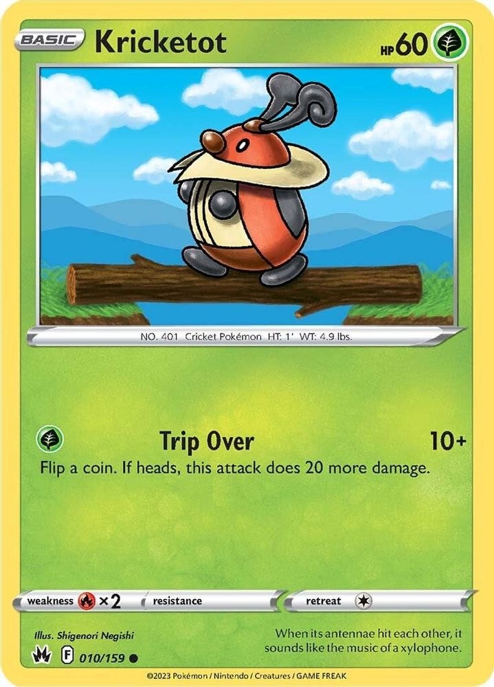 SWSH: Crown Zenith (CRZ) - Kricketot (#010/159, Common) ()