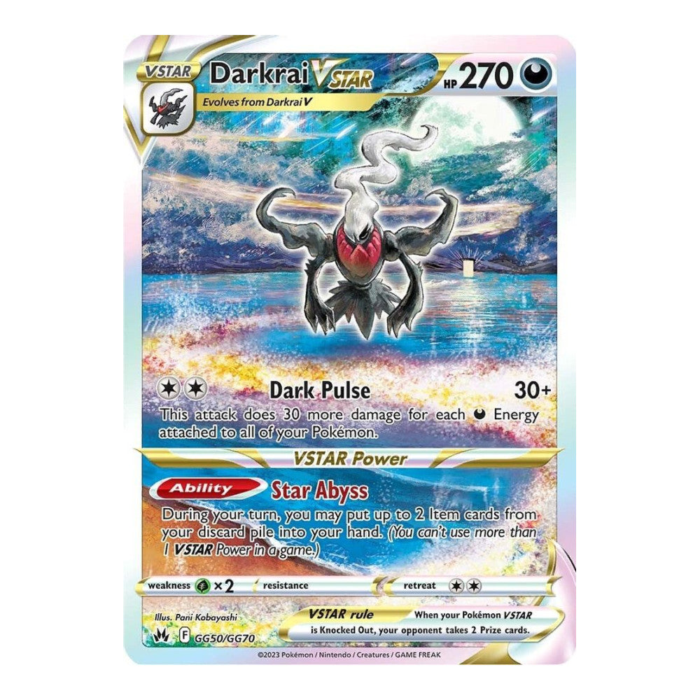 SWSH: Crown Zenith: Galarian Gallery (CRZ:GG) - Darkrai VSTAR (#GG50/GG70) (Near Mint)