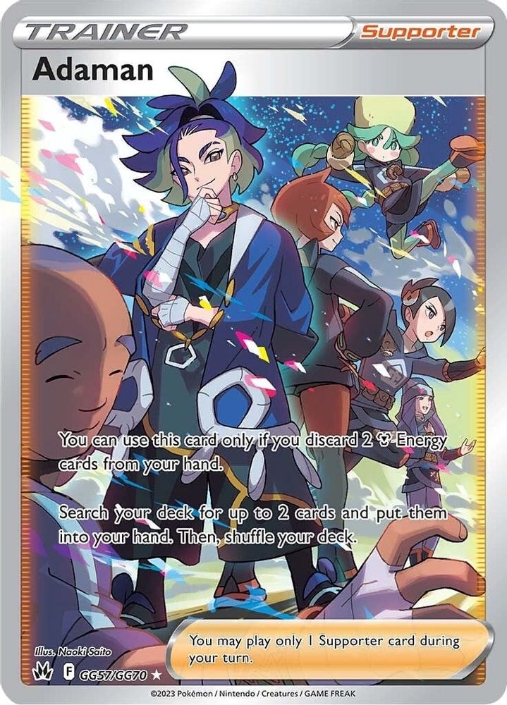 SWSH: Crown Zenith: Galarian Gallery (CRZ:GG) - Adaman (#GG57/GG70, Ultra Rare) ()
