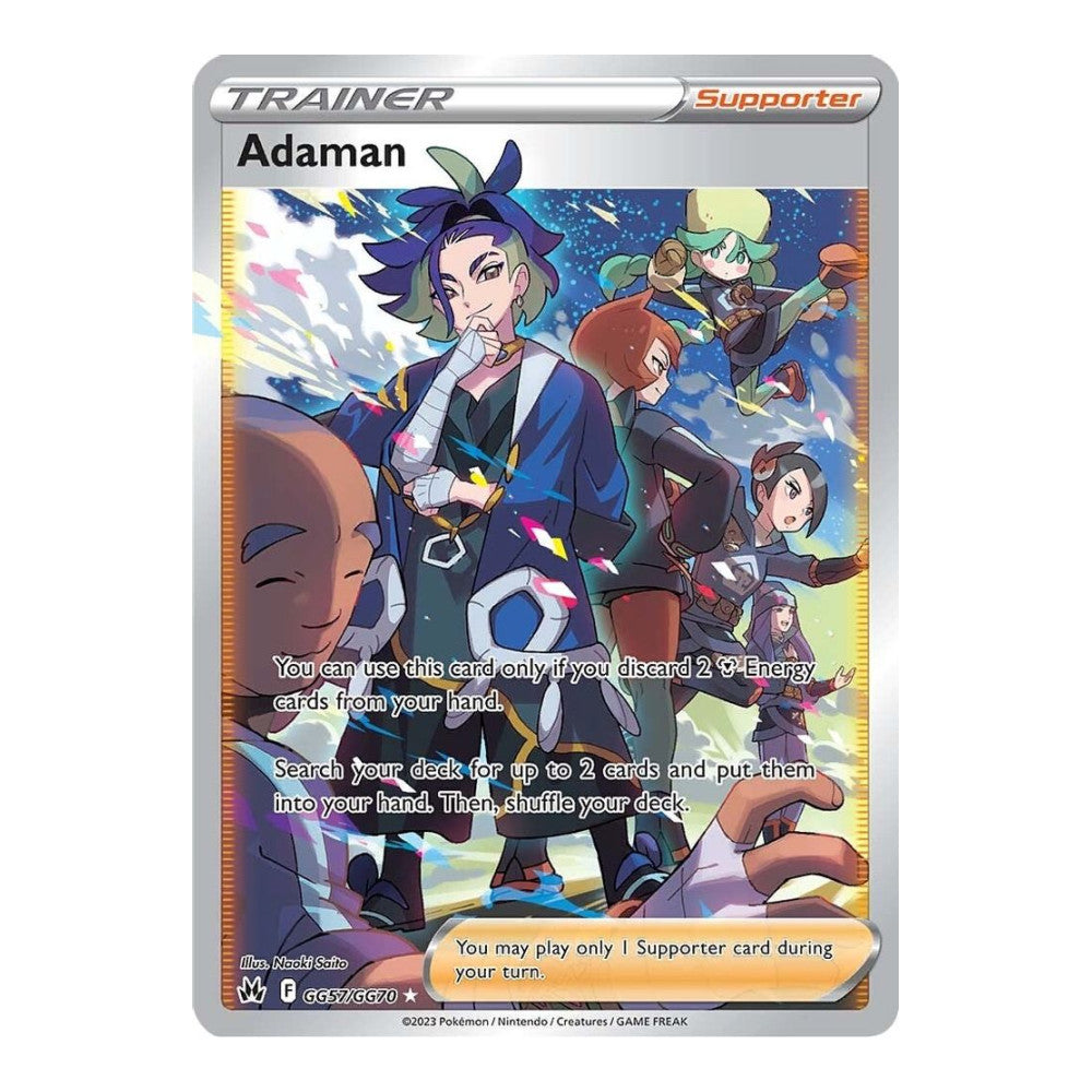 SWSH: Crown Zenith: Galarian Gallery (CRZ:GG) - Adaman (#GG57/GG70) (Near Mint)