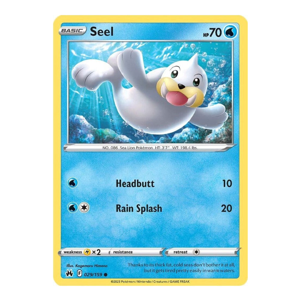 SWSH: Crown Zenith (CRZ) - Seel (#029/159) (Near Mint)