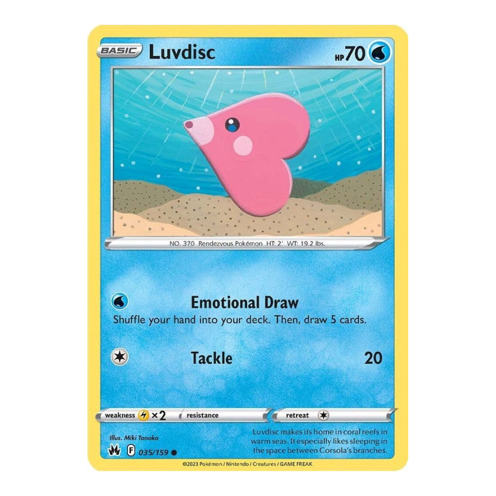 SWSH: Crown Zenith (CRZ) - Luvdisc (#035/159) (Near Mint)