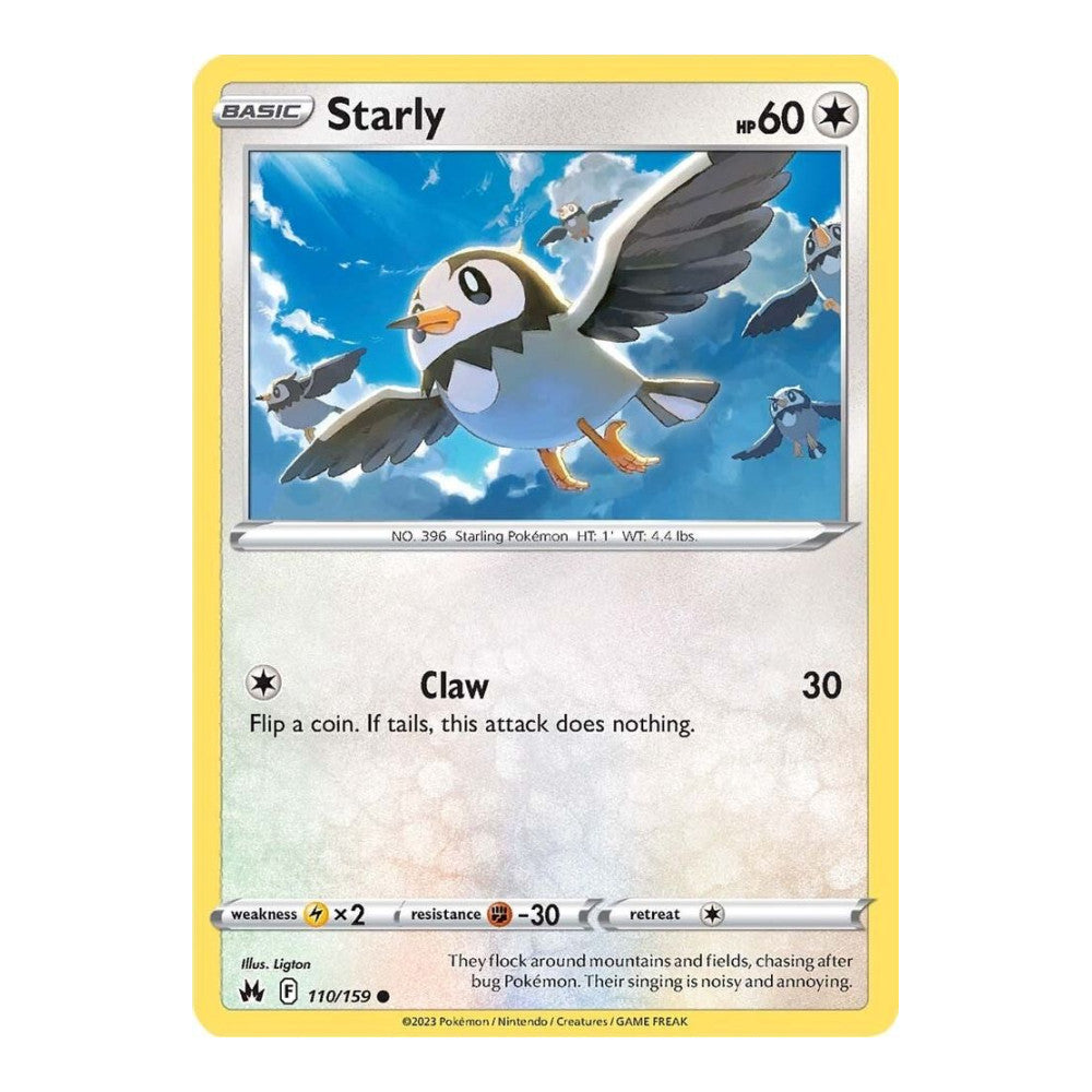SWSH: Crown Zenith (CRZ) - Starly (#110/159) (Near Mint)