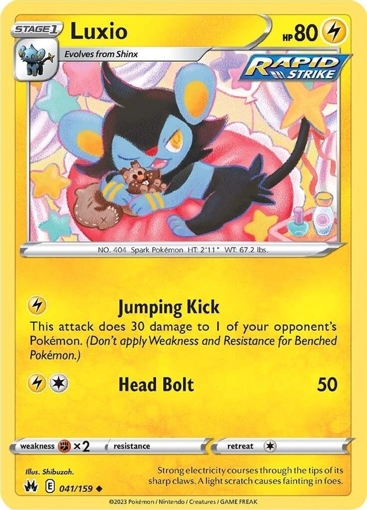 SWSH: Crown Zenith (CRZ) - Luxio (41) (#041/159, Uncommon) ()