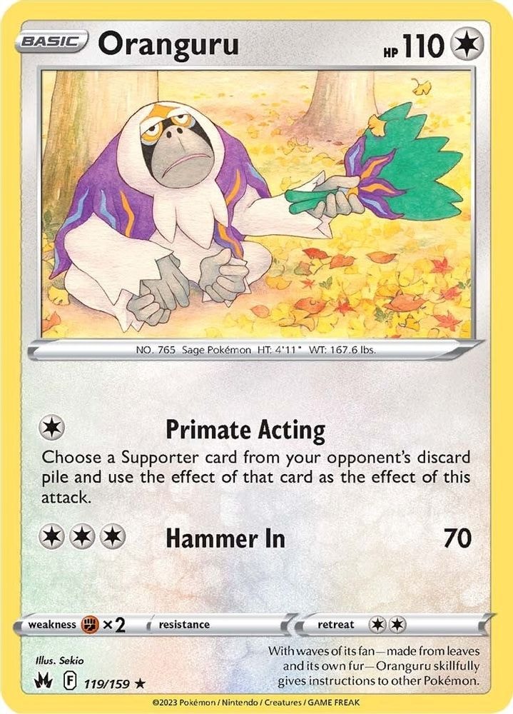 SWSH: Crown Zenith (CRZ) - Oranguru (#119/159, Rare) ()