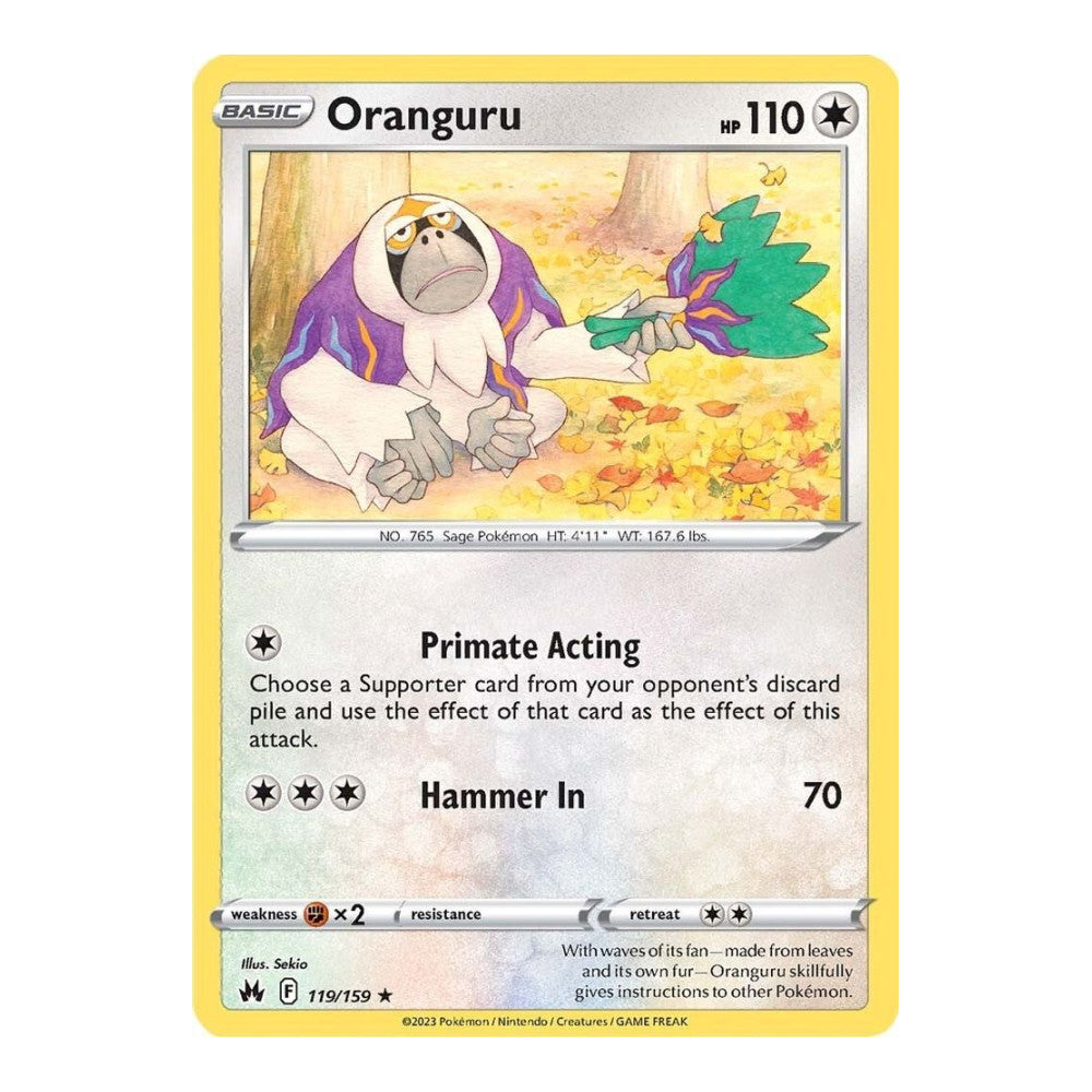 SWSH: Crown Zenith (CRZ) - Oranguru (#119/159) (Near Mint)
