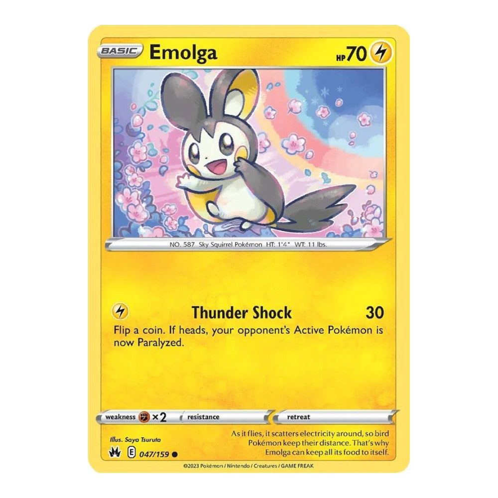SWSH: Crown Zenith (CRZ) - Emolga (#047/159) (Near Mint)
