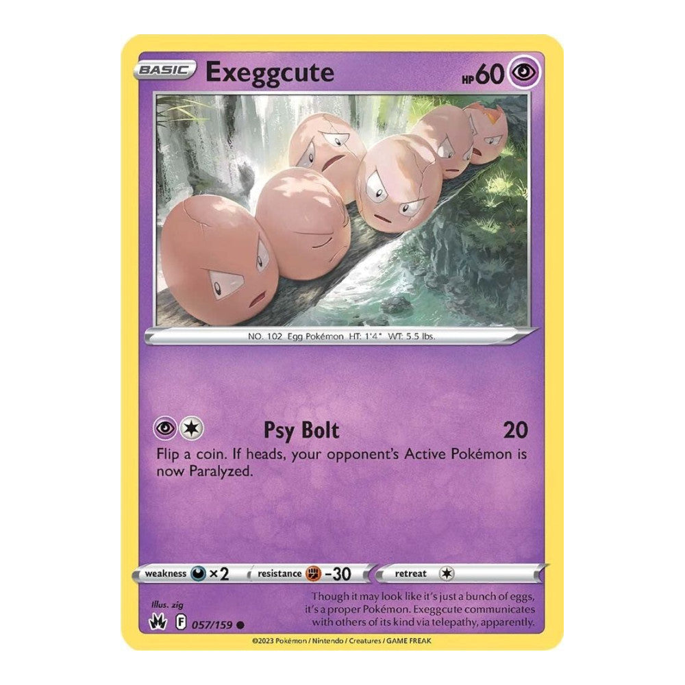 SWSH: Crown Zenith (CRZ) - Exeggcute (#057/159) (Near Mint)