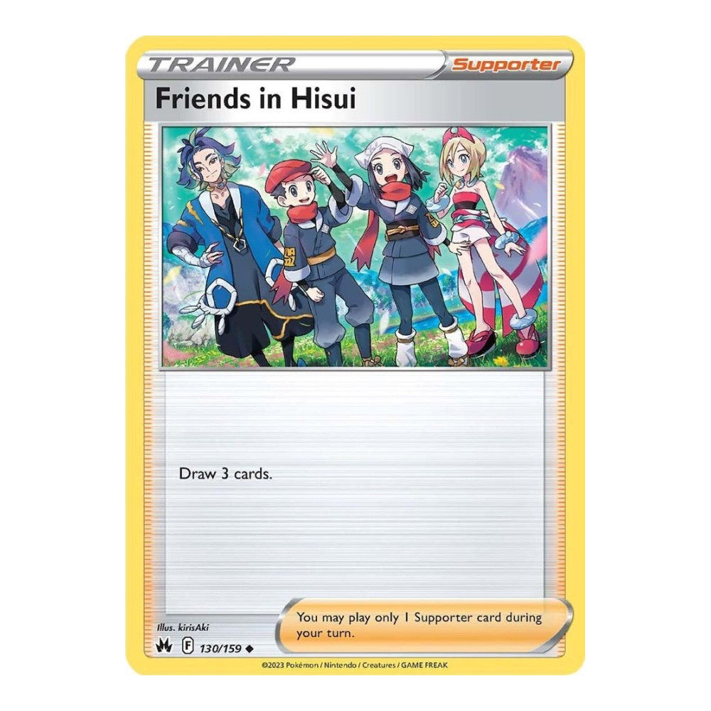 SWSH: Crown Zenith (CRZ) - Friends in Hisui (#130/159) (Near Mint)