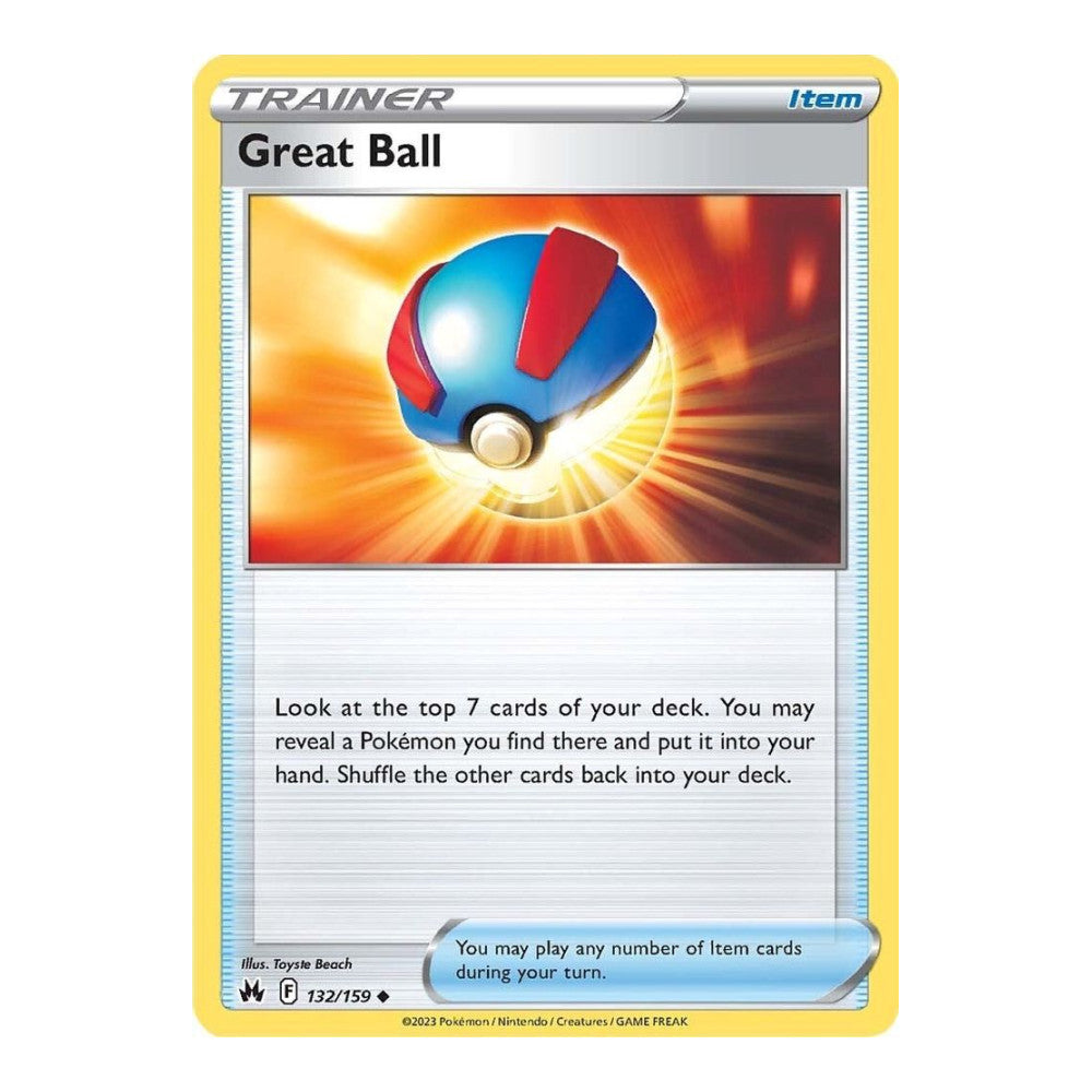 SWSH: Crown Zenith (CRZ) - Great Ball (#132/159) (Near Mint)