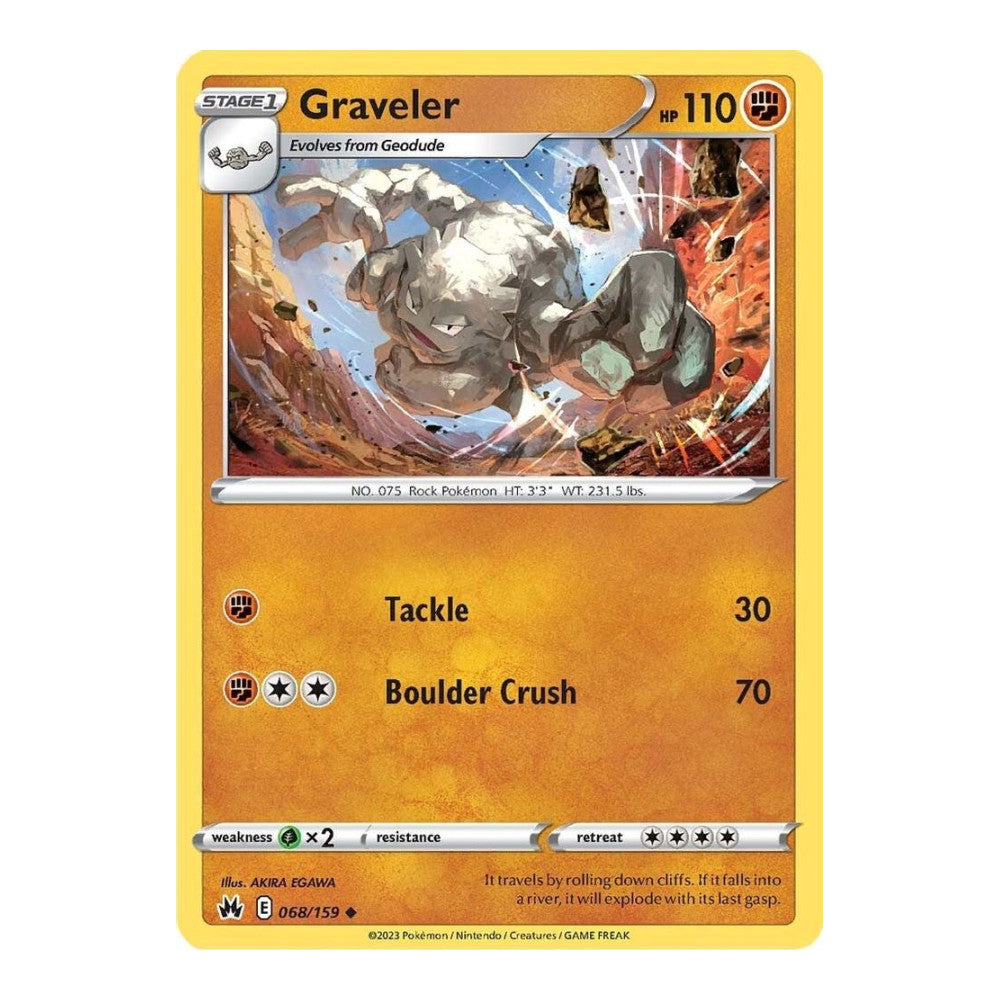 SWSH: Crown Zenith (CRZ) - Graveler (#068/159) (Near Mint)