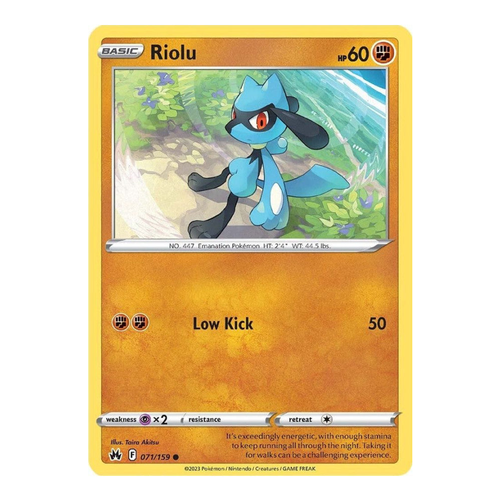 SWSH: Crown Zenith (CRZ) - Riolu (#071/159) (Near Mint)