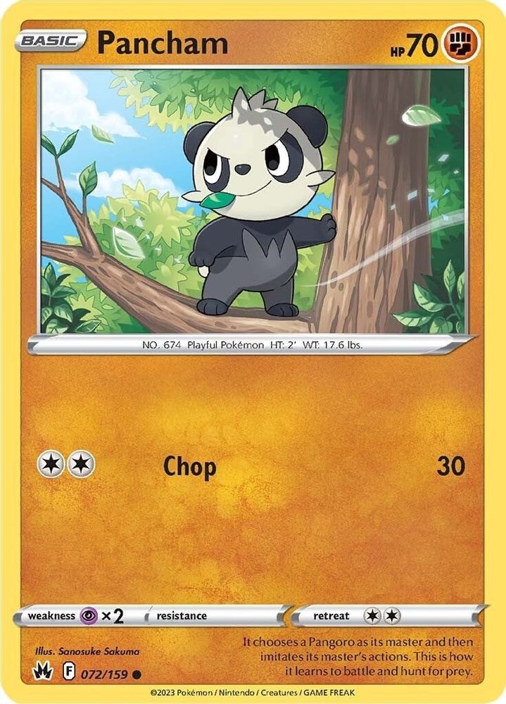 SWSH: Crown Zenith (CRZ) - Pancham (#072/159, Common) ()
