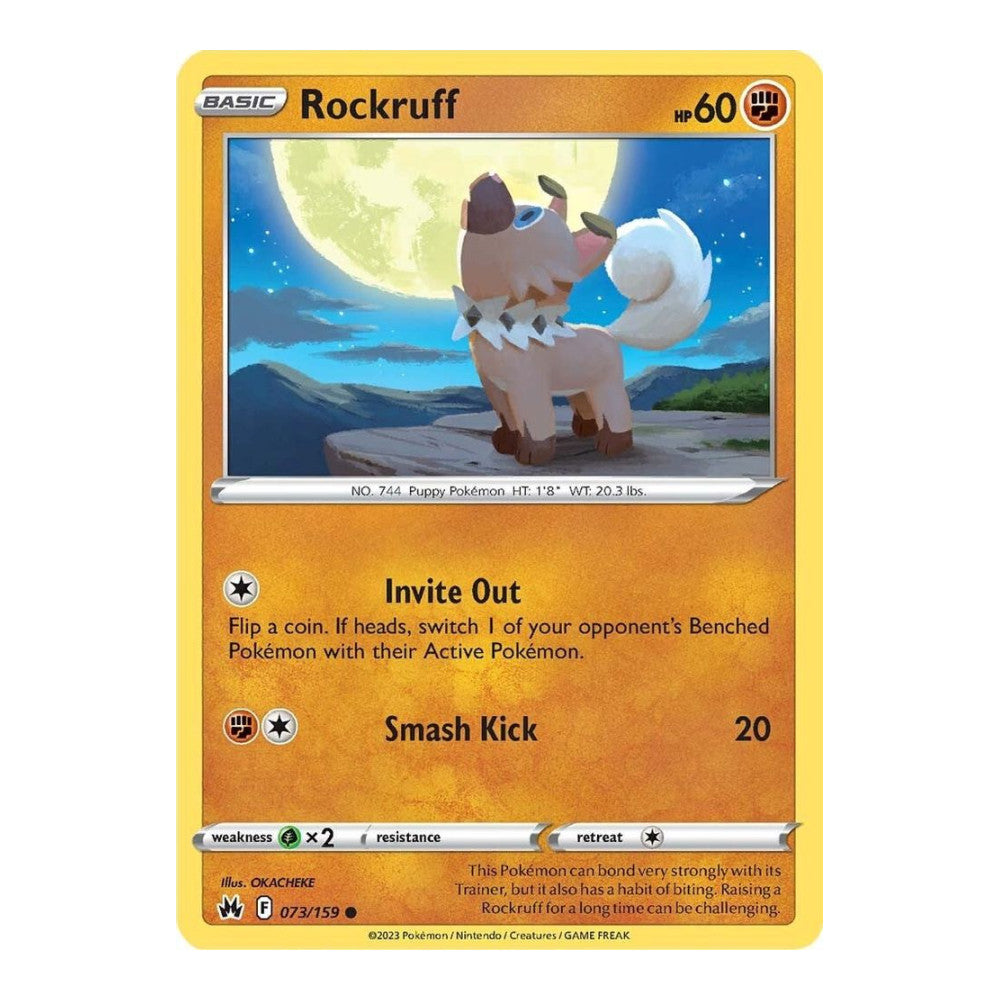 SWSH: Crown Zenith (CRZ) - Rockruff (#073/159) (Near Mint)