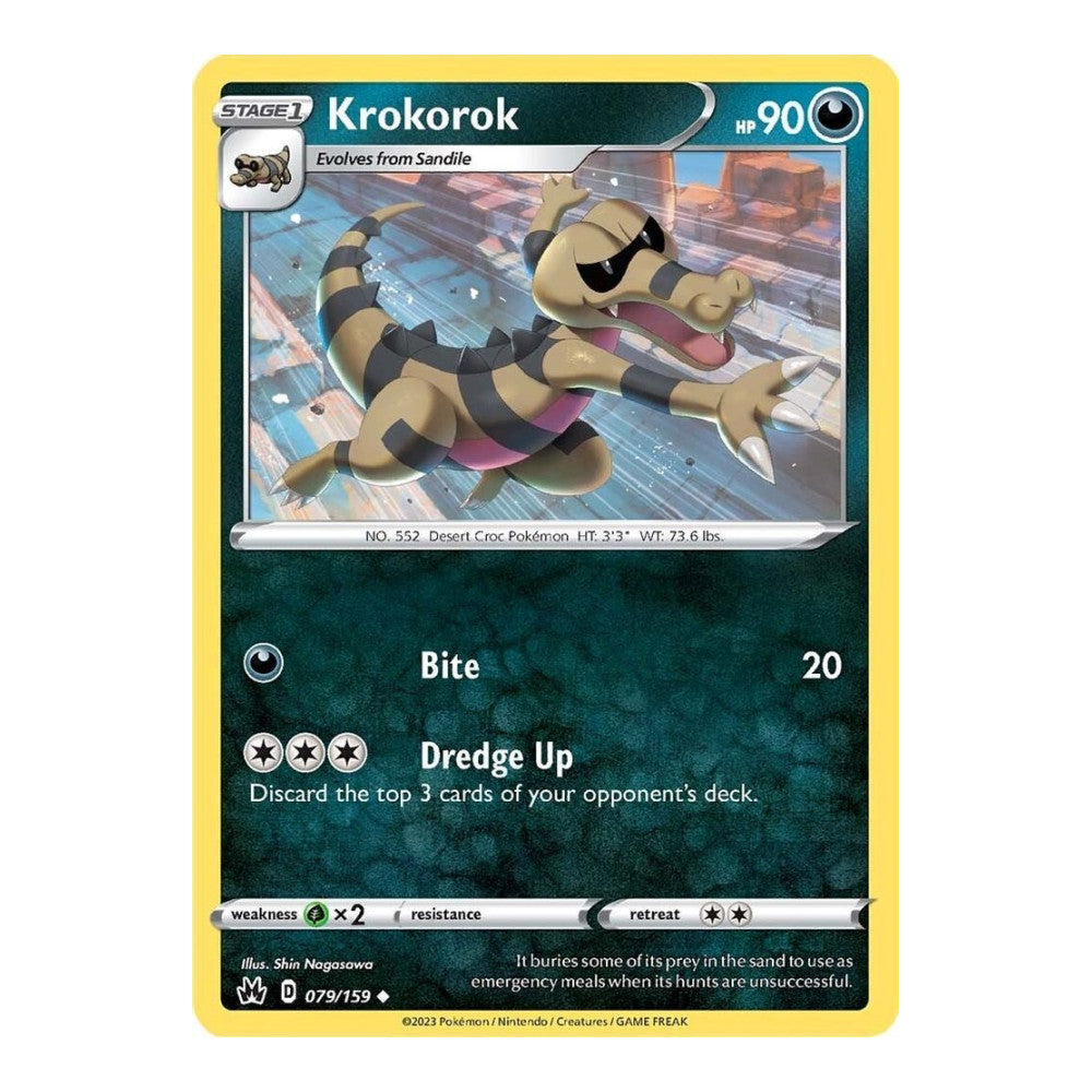 SWSH: Crown Zenith (CRZ) - Krokorok (#079/159) (Near Mint)