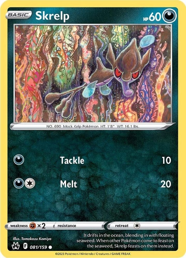 SWSH: Crown Zenith (CRZ) - Skrelp (#081/159, Common) ()