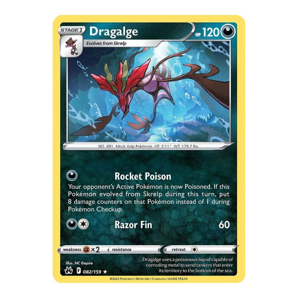 SWSH: Crown Zenith (CRZ) - Dragalge (#082/159) (Near Mint)