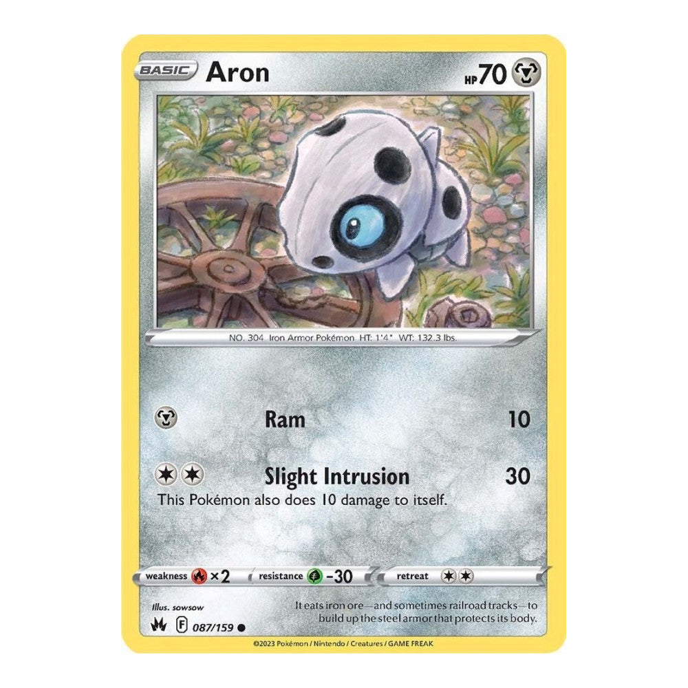 SWSH: Crown Zenith (CRZ) - Aron (#087/159) (Near Mint)