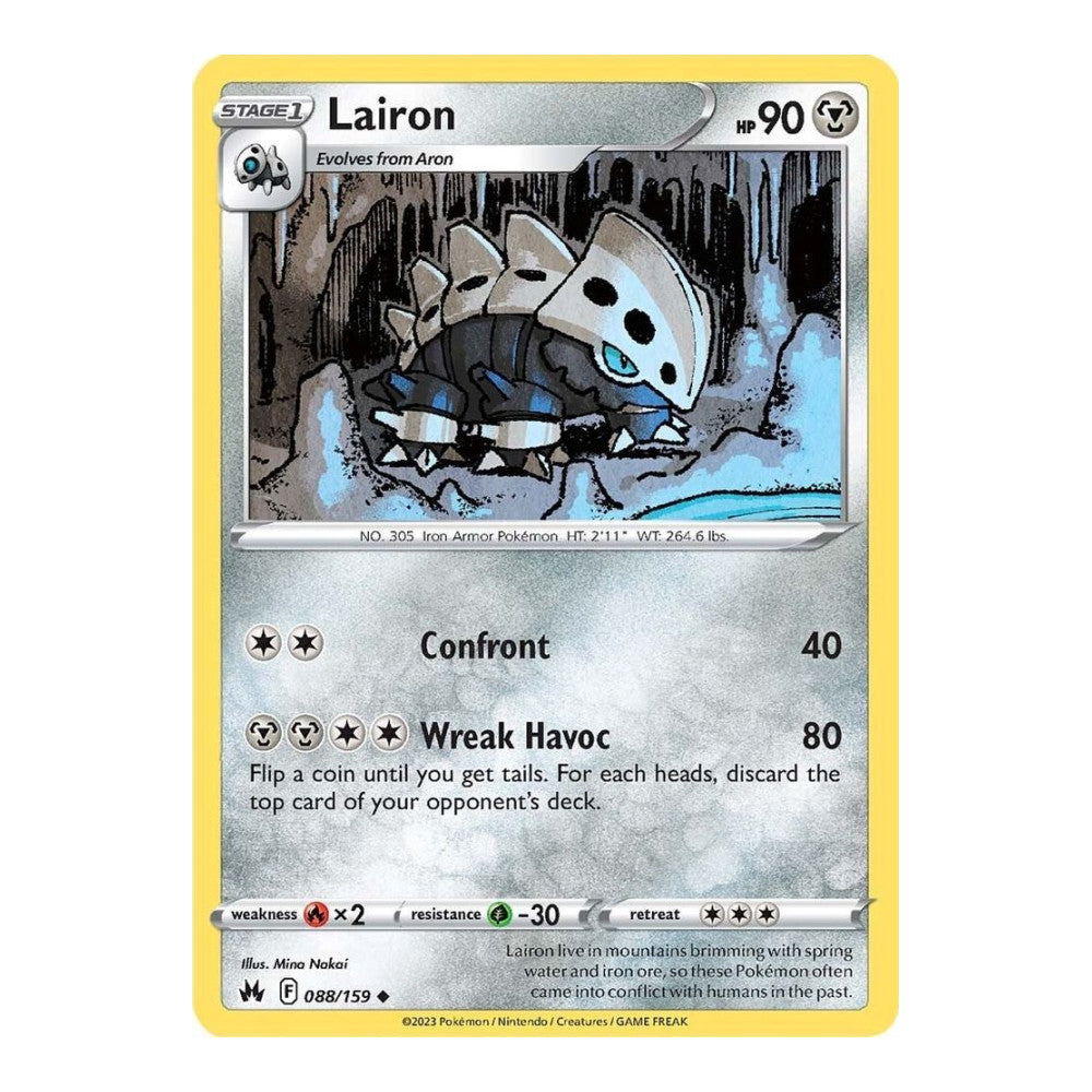 SWSH: Crown Zenith (CRZ) - Lairon (#088/159) (Near Mint)