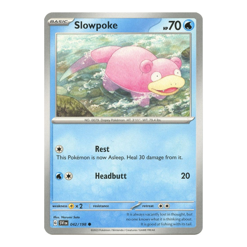SV01: Scarlet & Violet Base Set (SVI) - Slowpoke 042 198 (#042/198) (Near Mint)