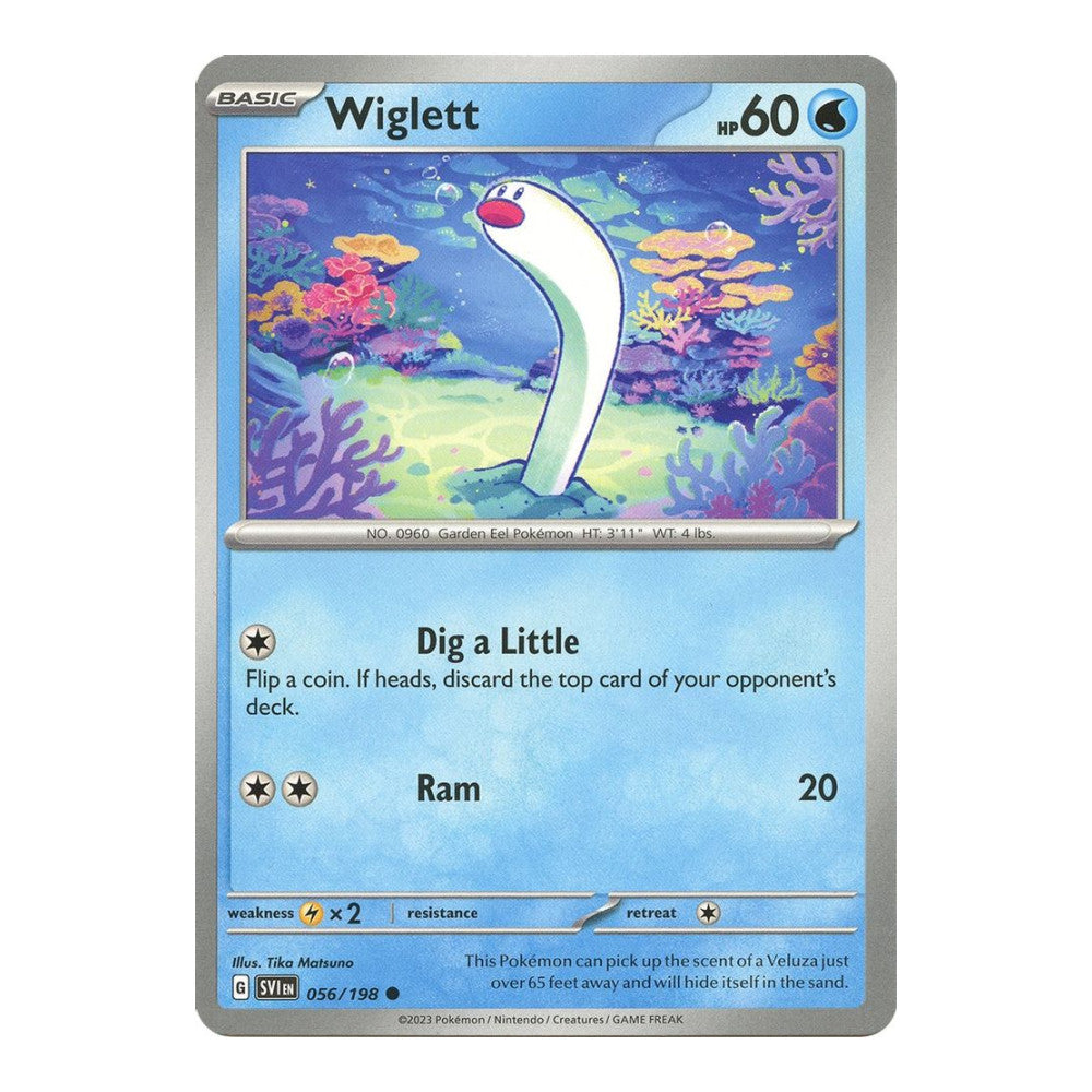 SV01: Scarlet & Violet Base Set (SVI) - Wiglett 056 198 (#056/198) (Near Mint)