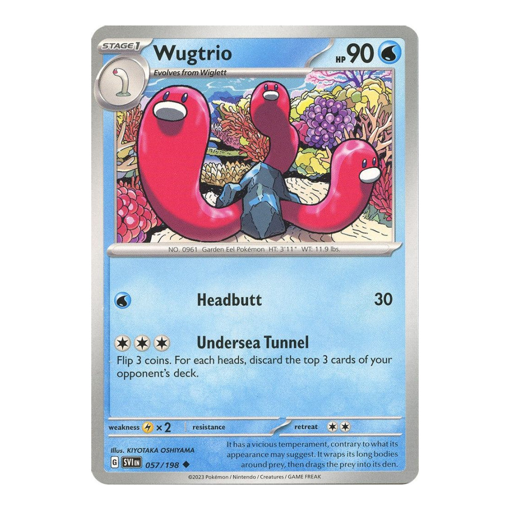 SV01: Scarlet & Violet Base Set (SVI) - Wugtrio (#057/198) (Near Mint)