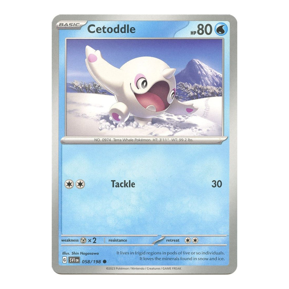 SV01: Scarlet & Violet Base Set (SVI) - Cetoddle 058 198 (#058/198) (Near Mint)
