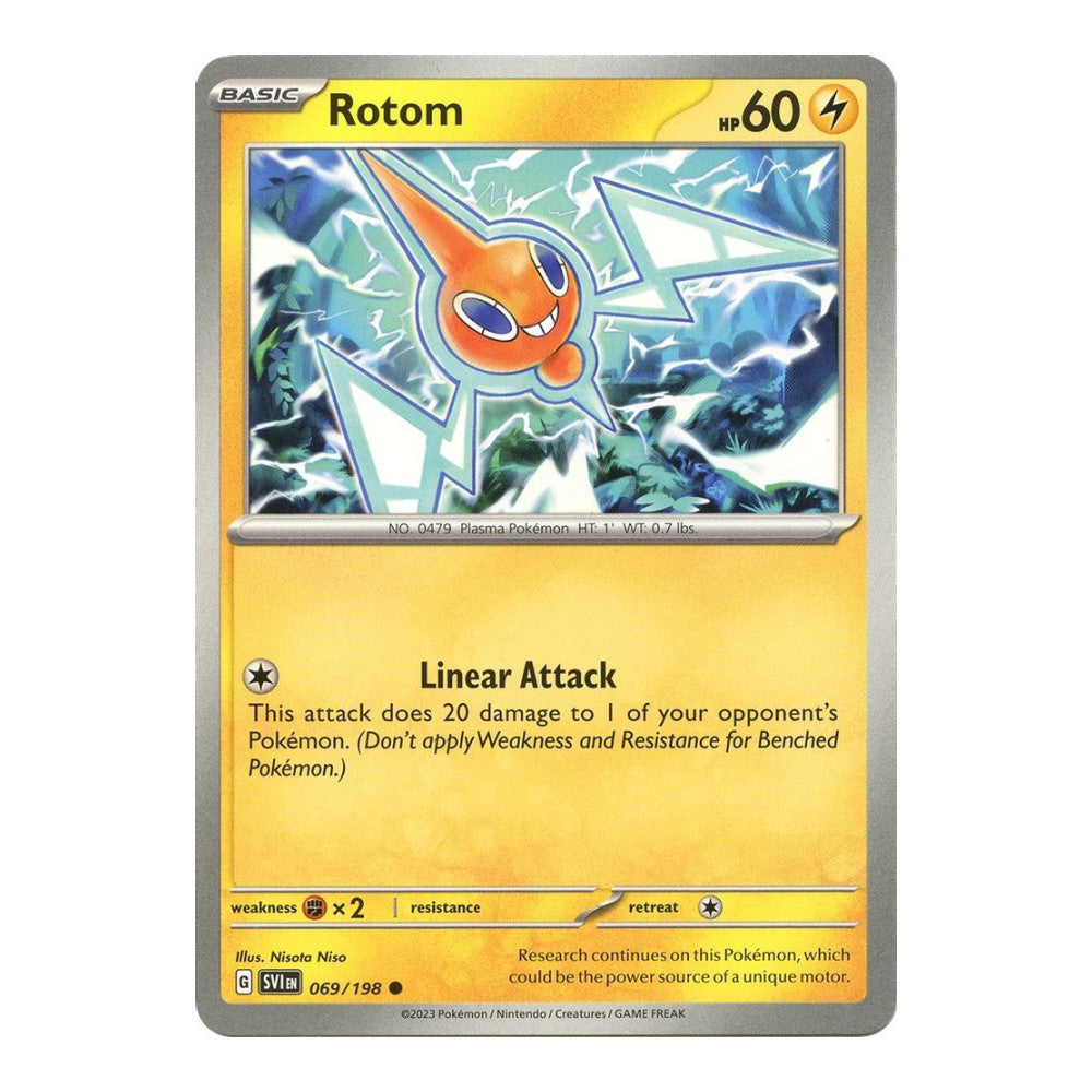 SV01: Scarlet & Violet Base Set (SVI) - Rotom 069 198 (#069/198) (Near Mint)