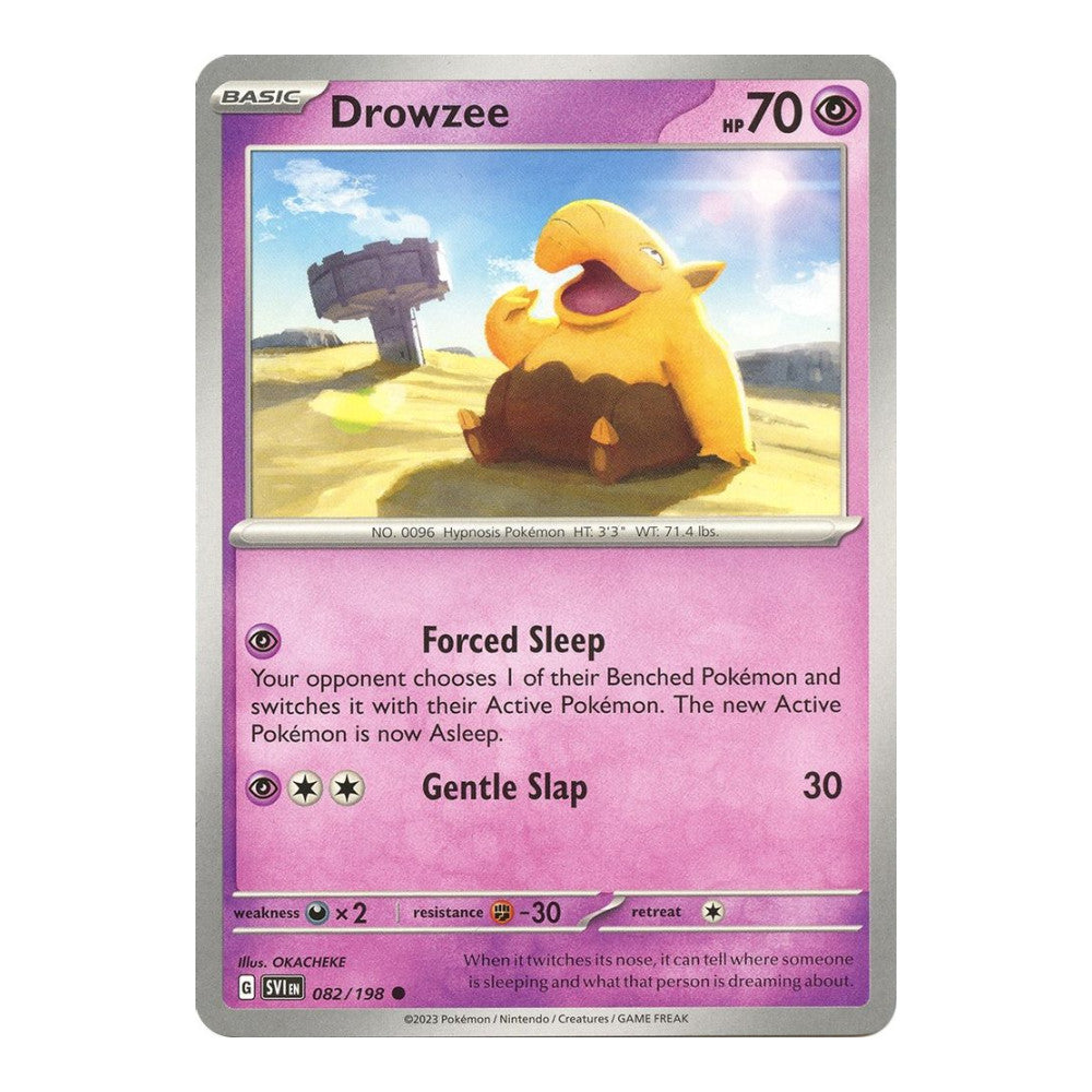 SV01: Scarlet & Violet Base Set (SVI) - Drowzee 082 198 (#082/198) (Near Mint)
