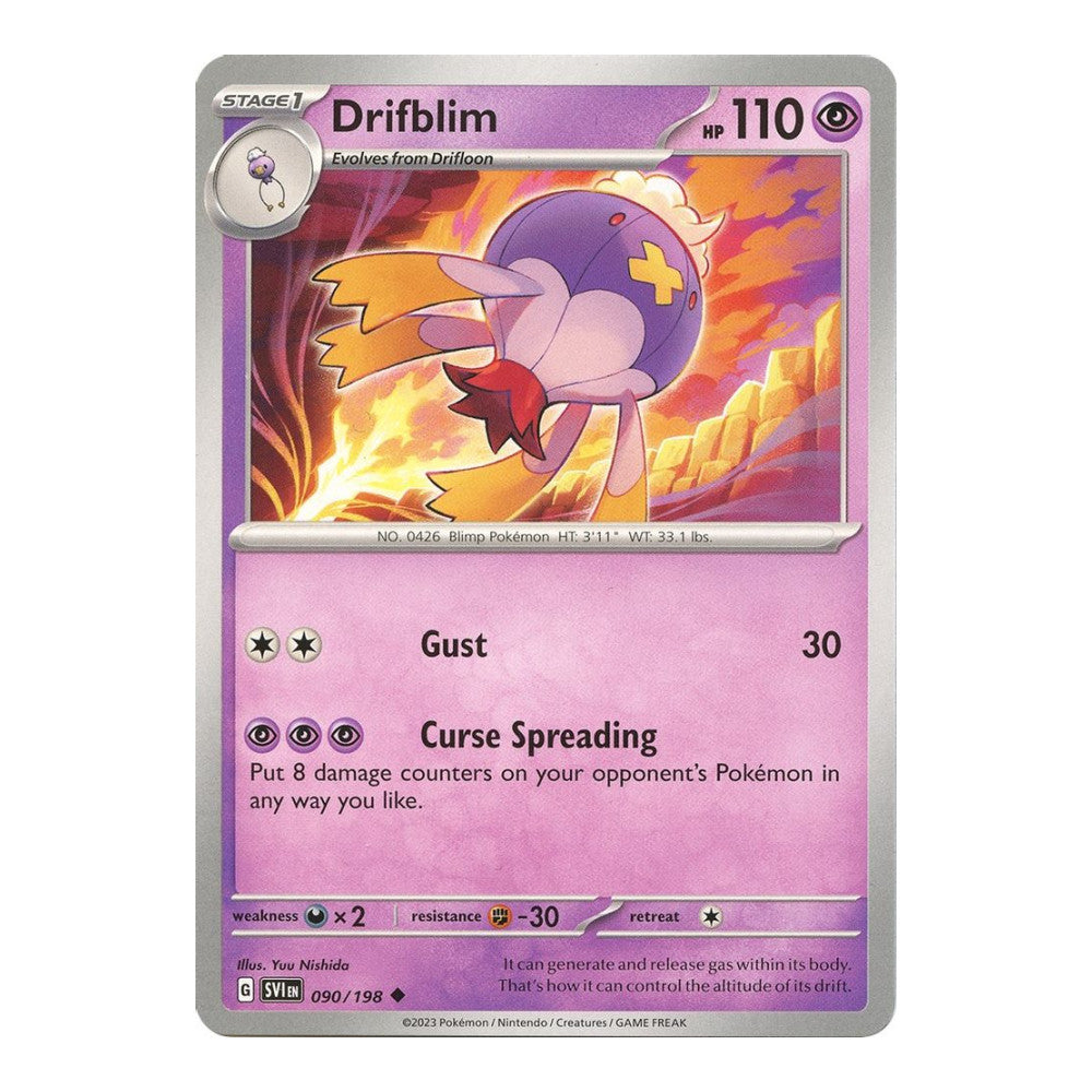 SV01: Scarlet & Violet Base Set (SVI) - Drifblim (#090/198) (Near Mint)