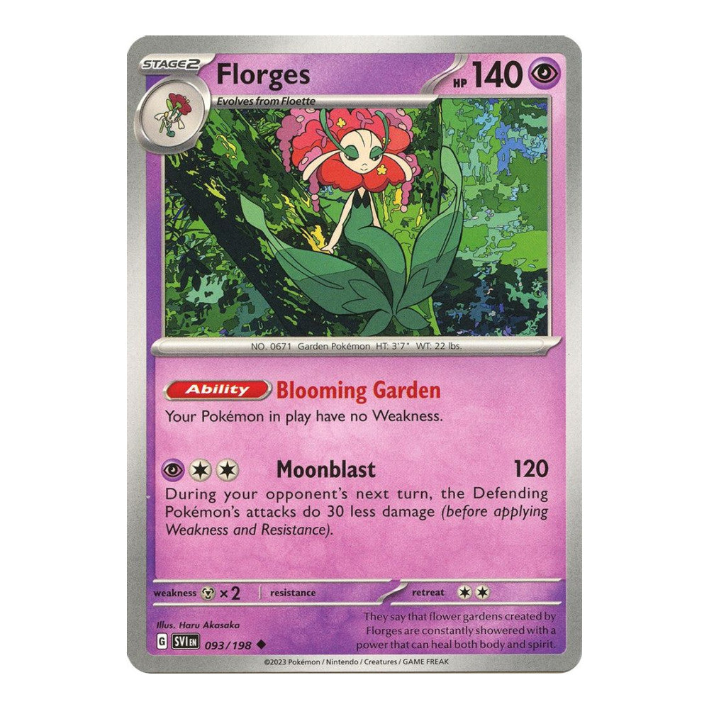 SV01: Scarlet & Violet Base Set (SVI) - Florges (#093/198) (Near Mint)