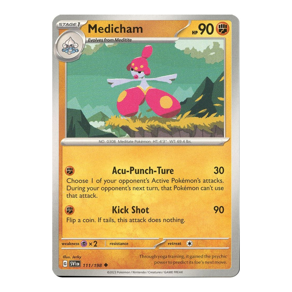 SV01: Scarlet & Violet Base Set (SVI) - Medicham 111 198 (#111/198) (Near Mint)