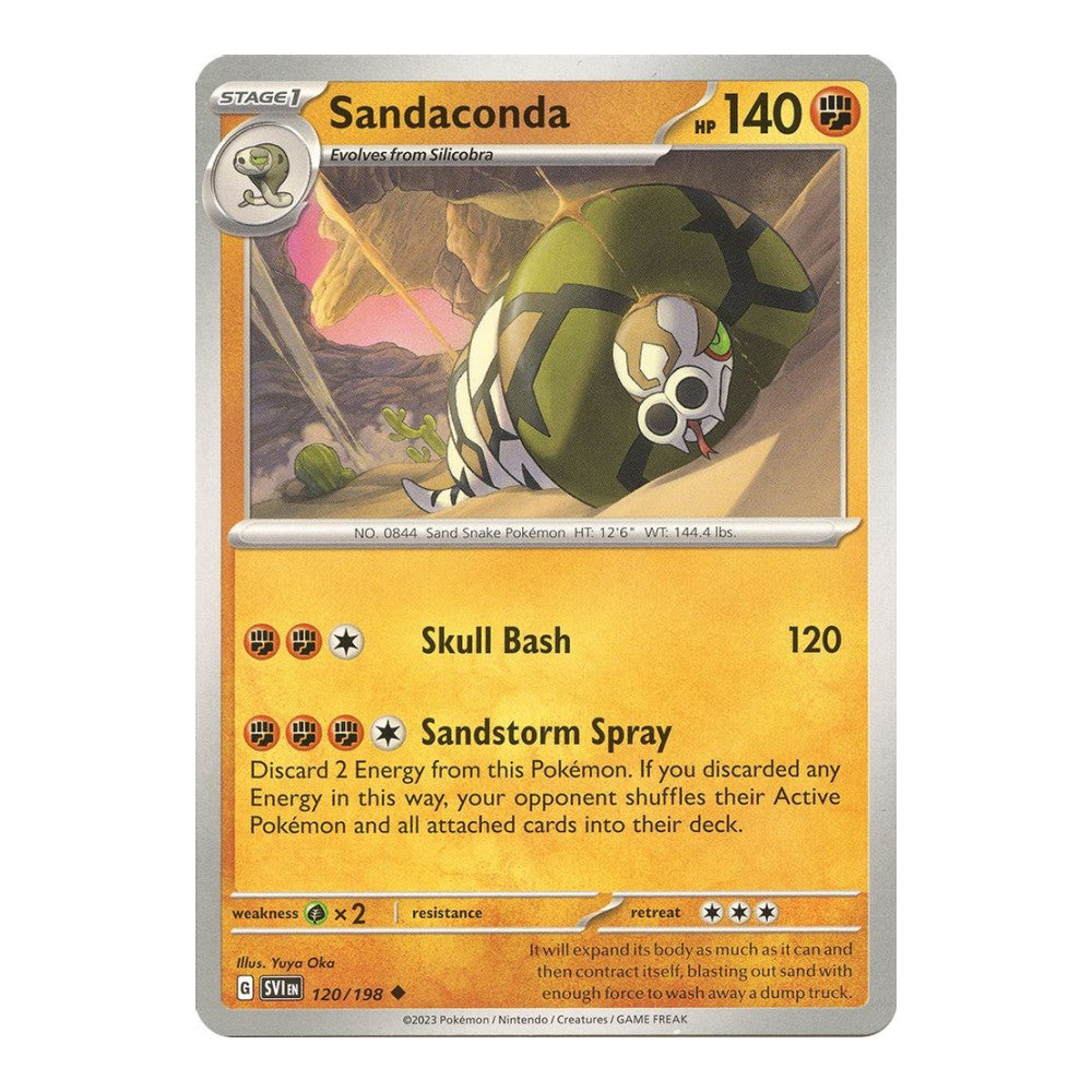 SV01: Scarlet & Violet Base Set (SVI) - Sandaconda (#120/198) (Near Mint)