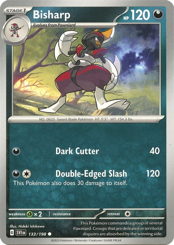 SV01: Scarlet & Violet Base Set (SVI) - Bisharp (#133/198, Common)