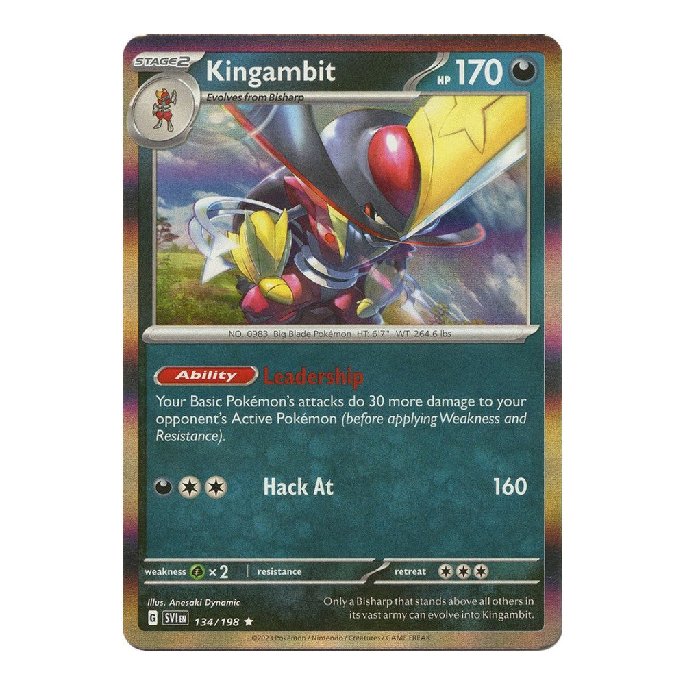 SV01: Scarlet & Violet Base Set (SVI) - Kingambit 134 198 (#134/198) (Near Mint)