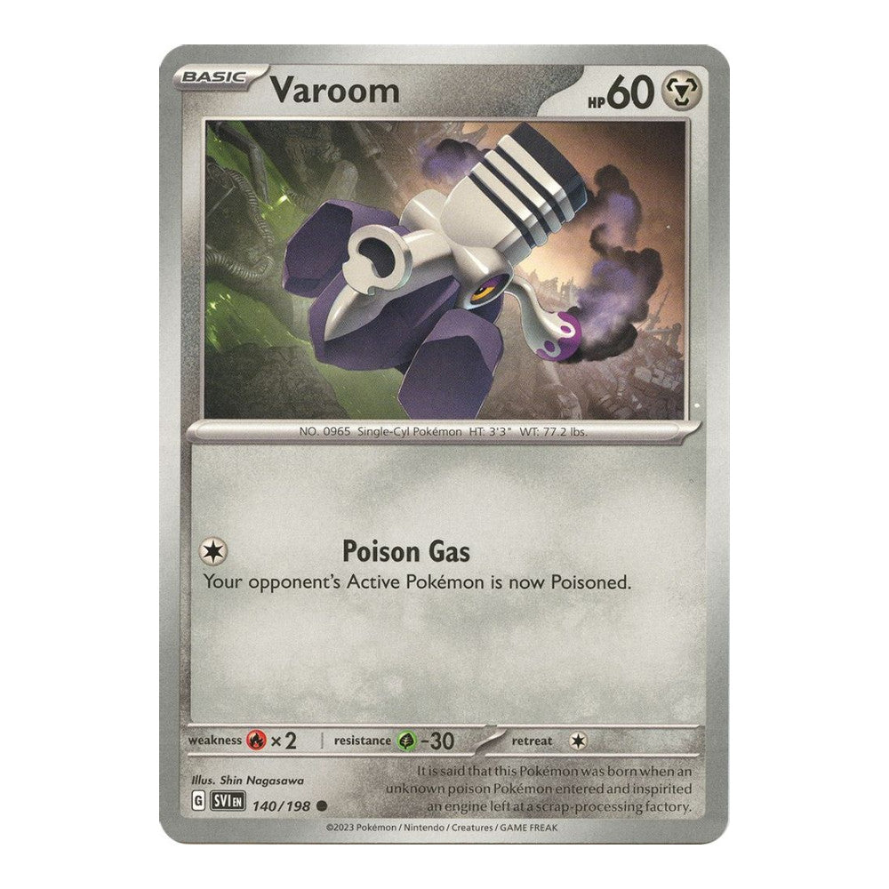 SV01: Scarlet & Violet Base Set (SVI) - Varoom 140 198 (#140/198) (Near Mint)