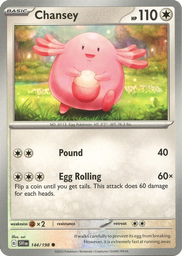 SV01: Scarlet & Violet Base Set (SVI) - Chansey (#144/198, Common) ()