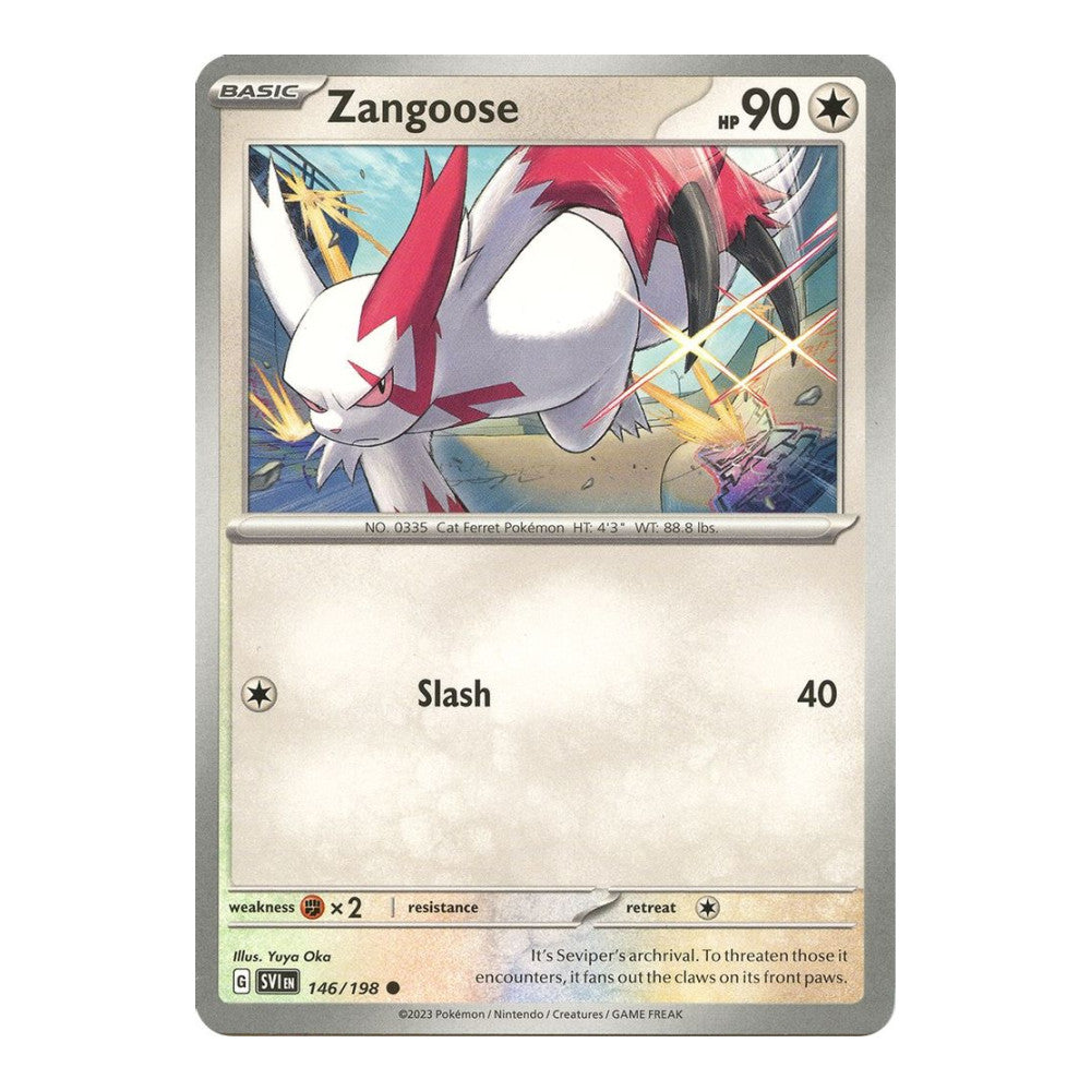 SV01: Scarlet & Violet Base Set (SVI) - Zangoose - 146/198 (#146/198) (Near Mint)