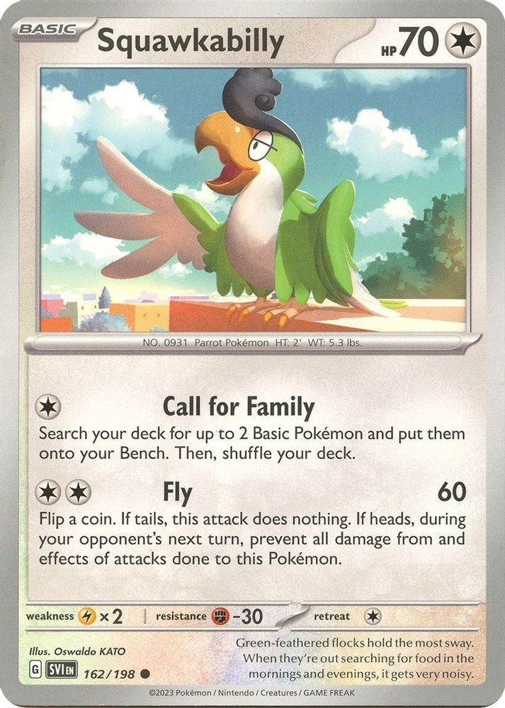 SV01: Scarlet & Violet Base Set (SVI) - Squawkabilly (#162/198, Common) ()