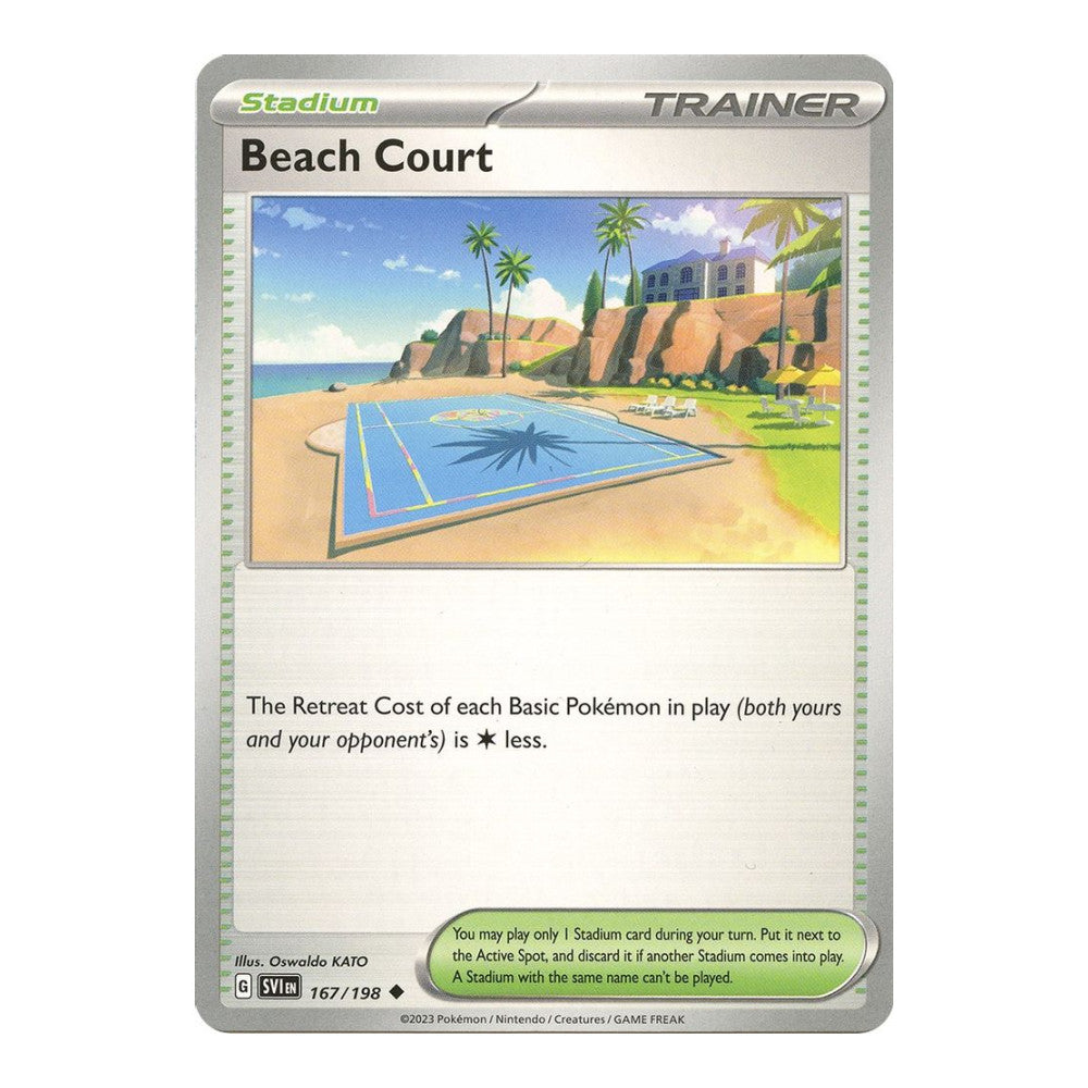 SV01: Scarlet & Violet Base Set (SVI) - Beach Court (#167/198) (Near Mint)