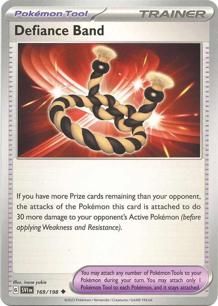 SV01: Scarlet & Violet Base Set (SVI) - Defiance Band (#169/198, Uncommon) ()