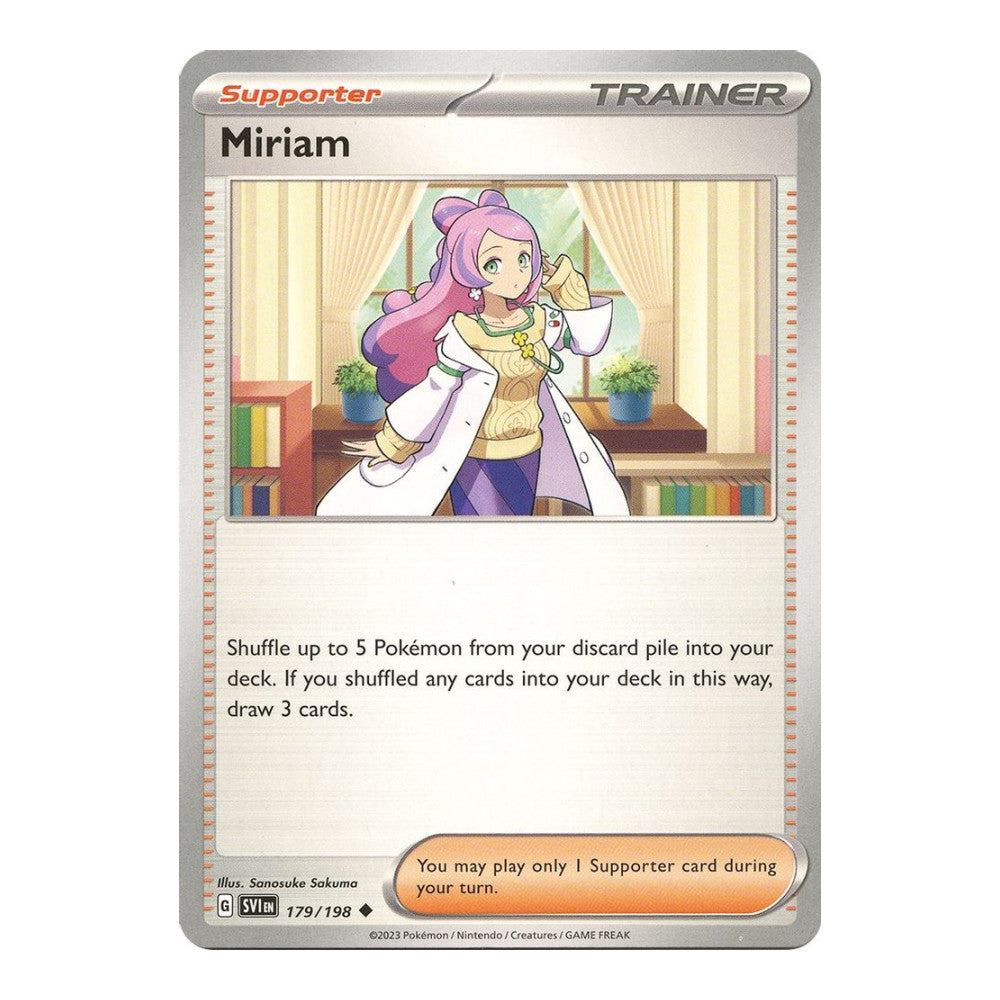 SV01: Scarlet & Violet Base Set (SVI) - Miriam 179 198 (#179/198) (Near Mint)