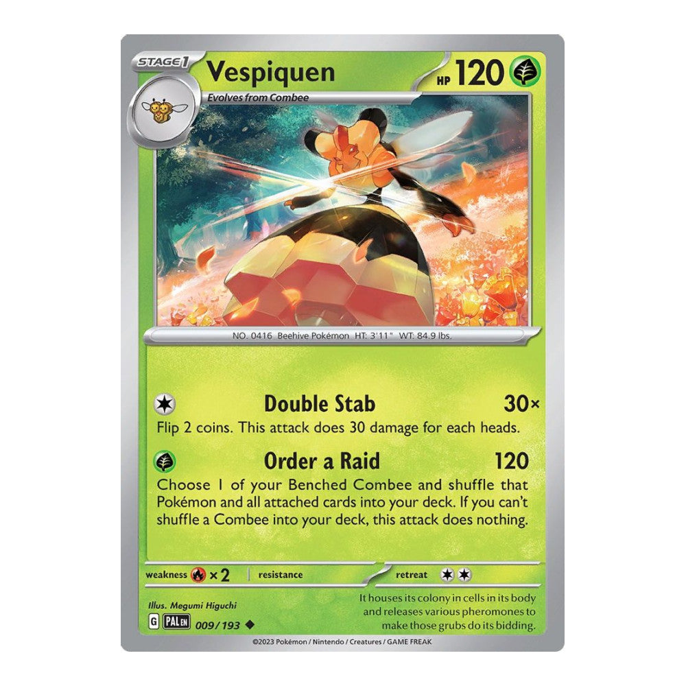 SV02: Paldea Evolved (PAL) - Vespiquen (#009/193) (Near Mint)
