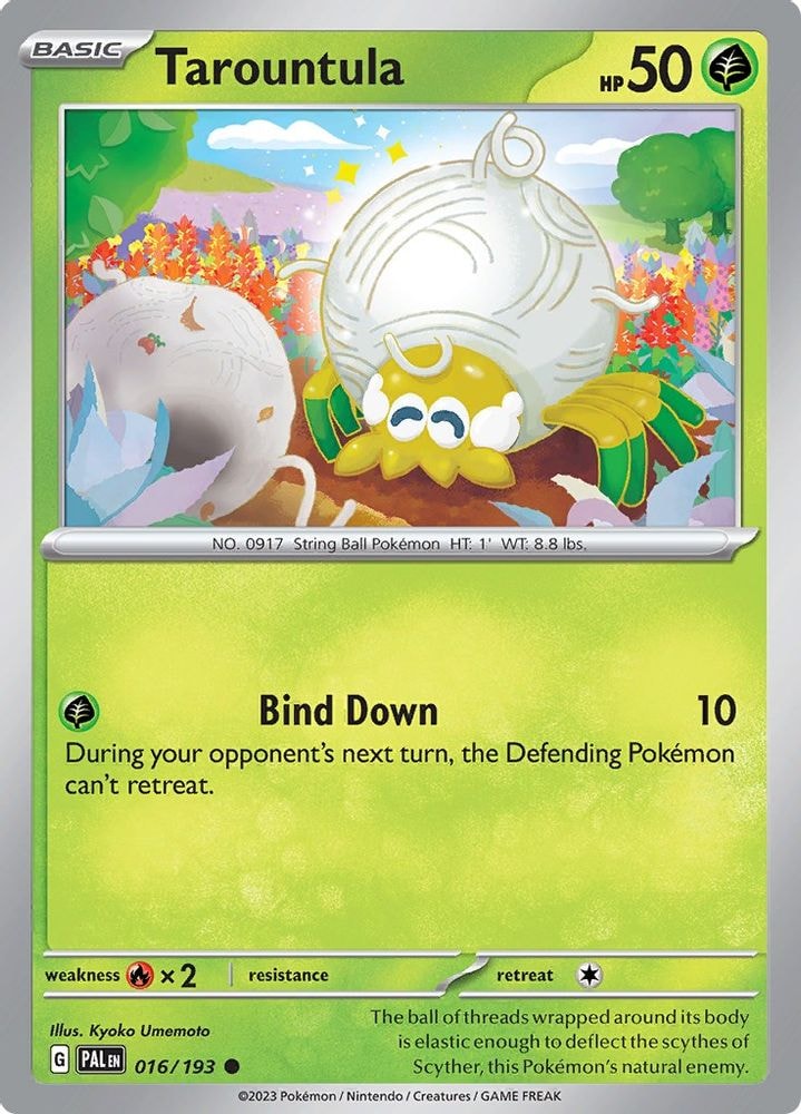 SV02: Paldea Evolved (PAL) - Tarountula - 016/193 (#016/193, Common) ()