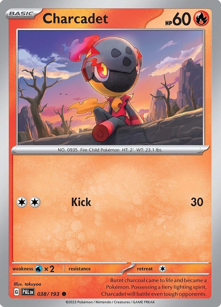 SV02: Paldea Evolved (PAL) - Charcadet - 038/193 (#038/193, Common)