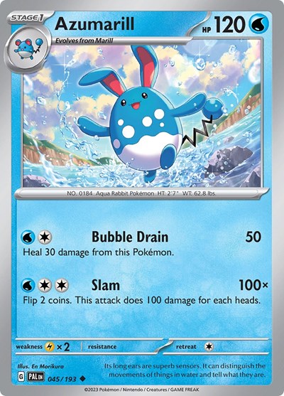 SV02: Paldea Evolved (PAL) - Azumarill (#045/193, Uncommon) ()