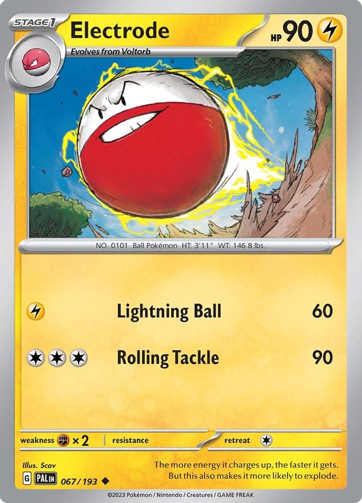 SV02: Paldea Evolved (PAL) - Electrode (#067/193, Uncommon)